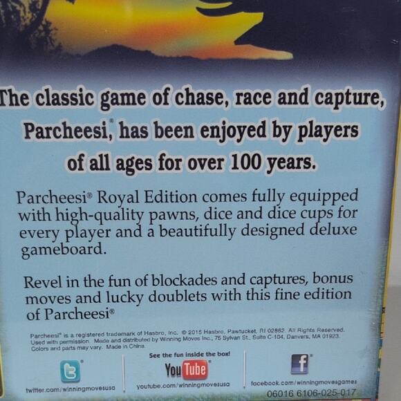 Parcheesi Royal Edition New In Box - Picture 4 of 6